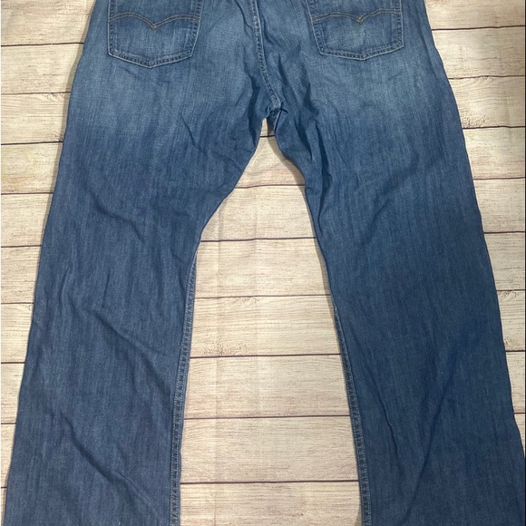 Levis 514 Jeans Mens 40x30 Slim Straight Blue Denim Pants Cotton Adult - Picture 2 of 9